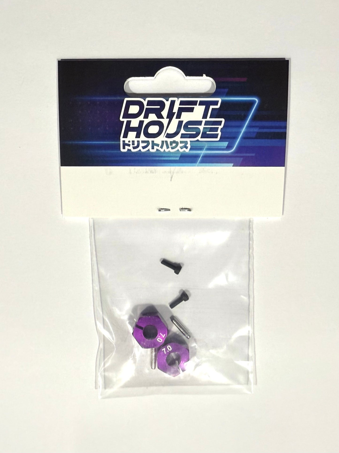 Hexagone roue violet