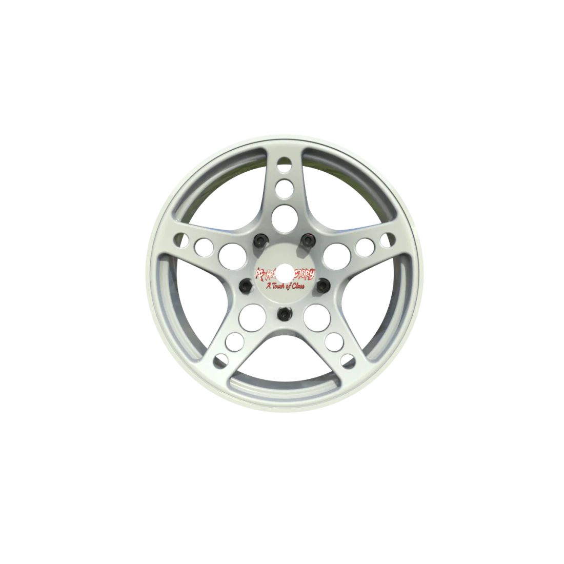 Jantes R-Fighter Offset 6mm Blanc (2pcs) - RC ARLOS