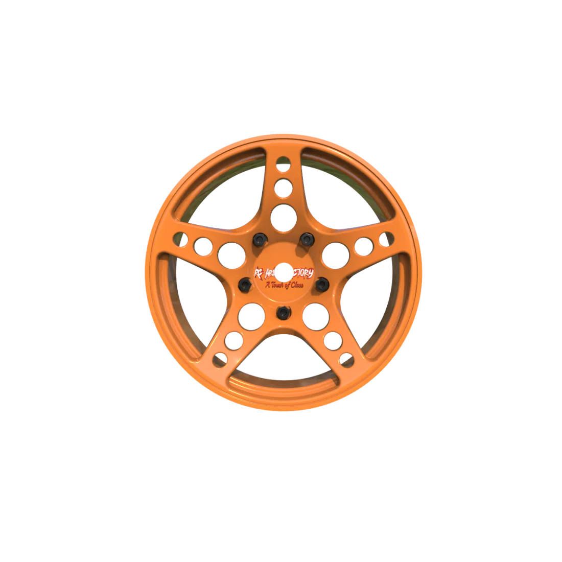 Jantes R-Fighter Offset 6mm ORANGE (2pcs) - RC ARLOS