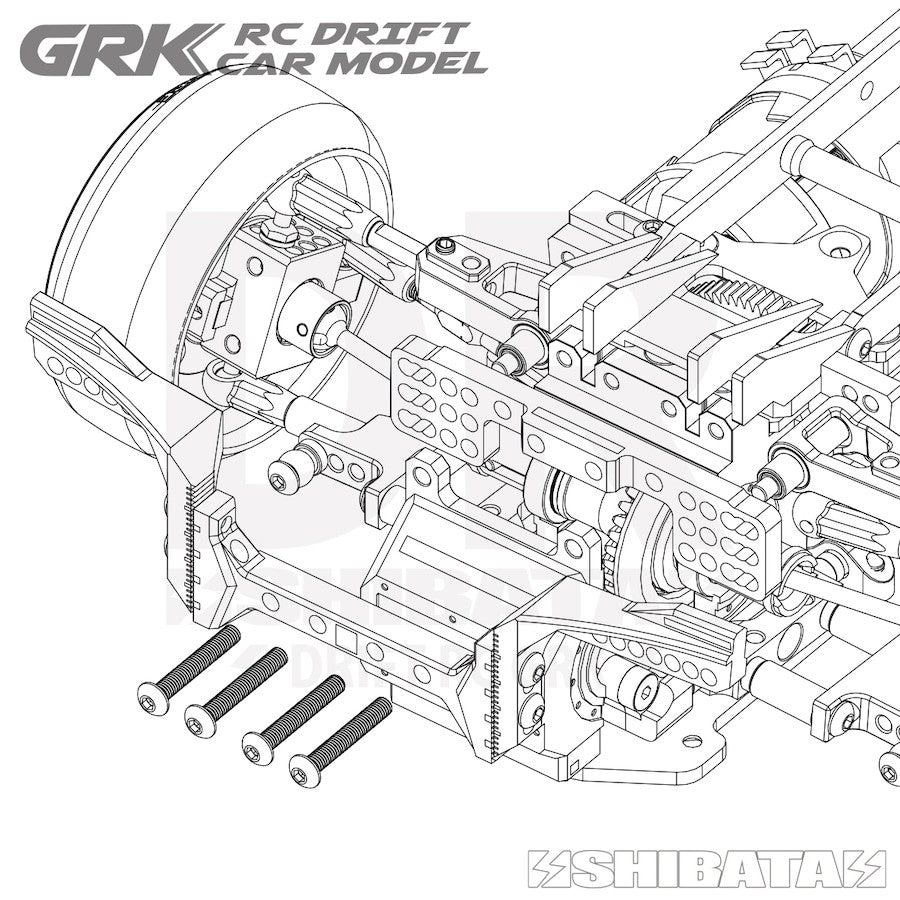 Tour d'amortisseur arrière réglable en hauteur (violet)