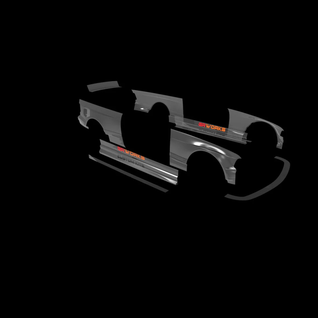Kit large GR WORKS V1 BMW E36 M3 Wide - 24KRC