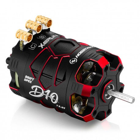 HOBBYWING D10 Brushless Drift Motor 13.5T Red