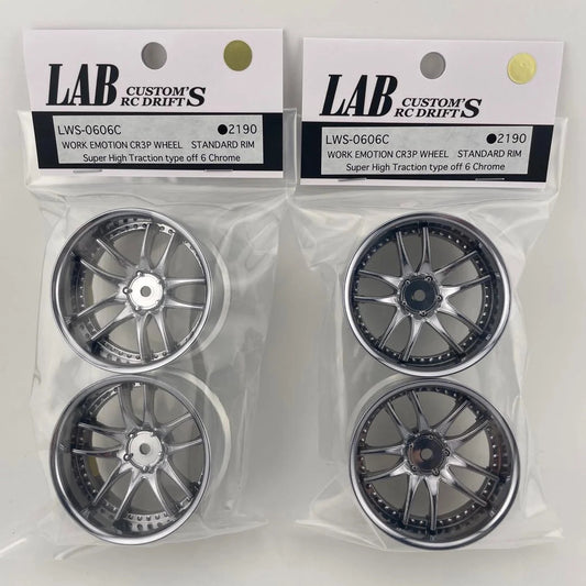 Jantes LAB WORK EMOTION CR3P SUPER HIGH TRACTION CHROME OFFSET6