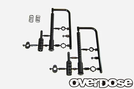 Support carrosserie attache capot OVERDOSE