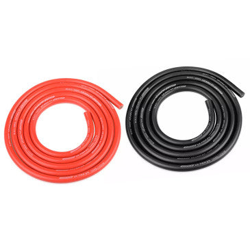 Fil silicone 14AWG (2,12mm²) rouge - 1m