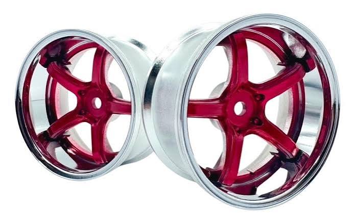 Jantes WORK EMOTION T5R 2P CHROME/ROUGE offset 6mm - LAB