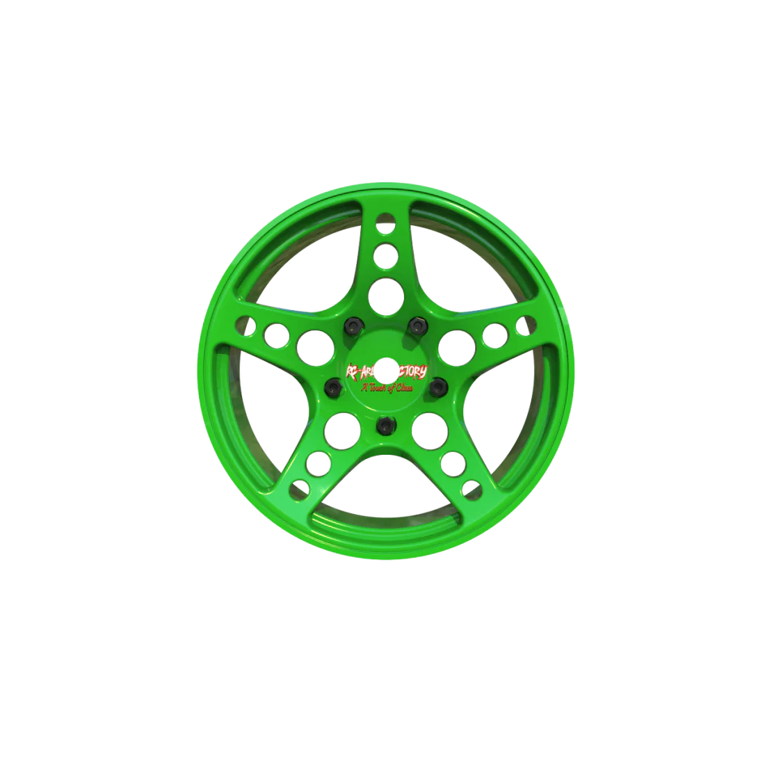 Jantes R-Fighter Offset 6mm VERT (2pcs) - RC ARLOS