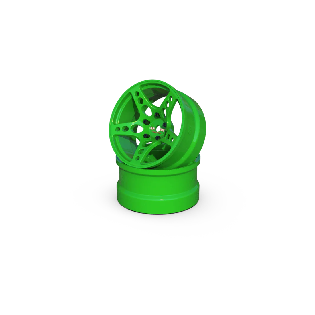 Jantes R-Fighter Offset 6mm VERT (2pcs) - RC ARLOS